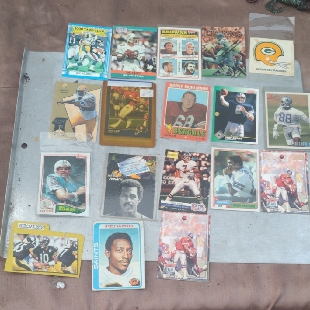 Vintage Football Trading Card Collection